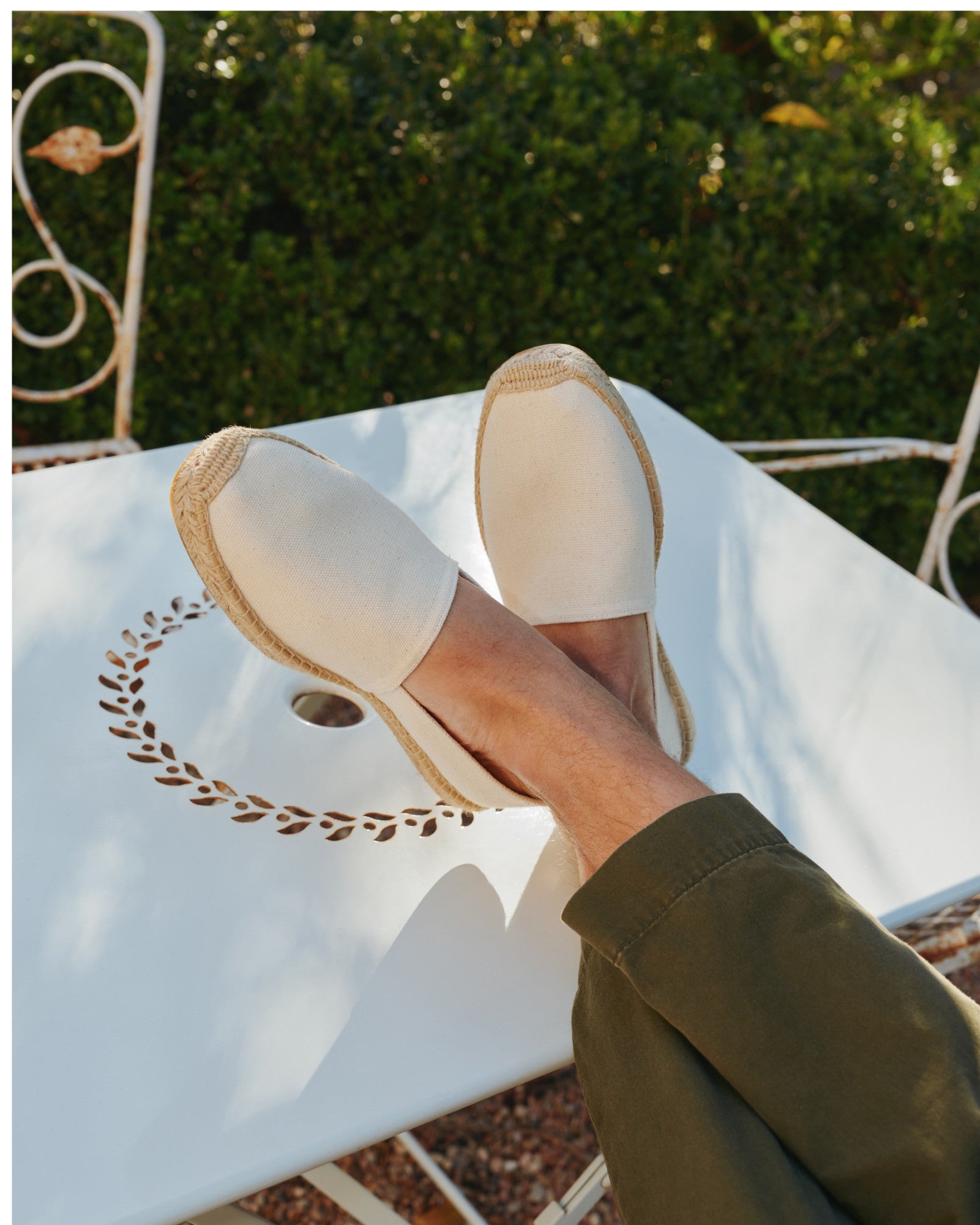 The Original Espadrille - Dali Colors - Core - Natural Undyed - Men's - Men's Espadrilles - Natural Undyed - Soludos -