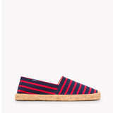 The Original Espadrille - Classic Stripes - Dark Navy / Red - Men's - Men's Espadrilles - Dark Navy / Red - Soludos -