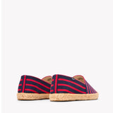 The Original Espadrille - Classic Stripes - Dark Navy / Red - Men's - Men's Espadrilles - Dark Navy / Red - Soludos -